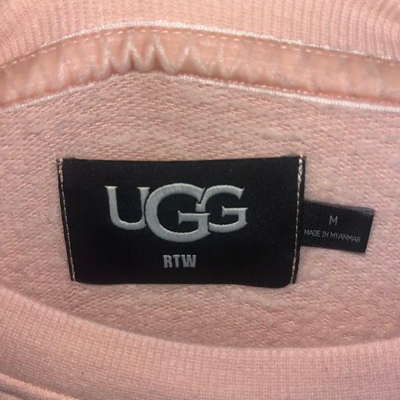 UGG Ballon Sleeve Crewneck Light Pink - Picture 2 of 5